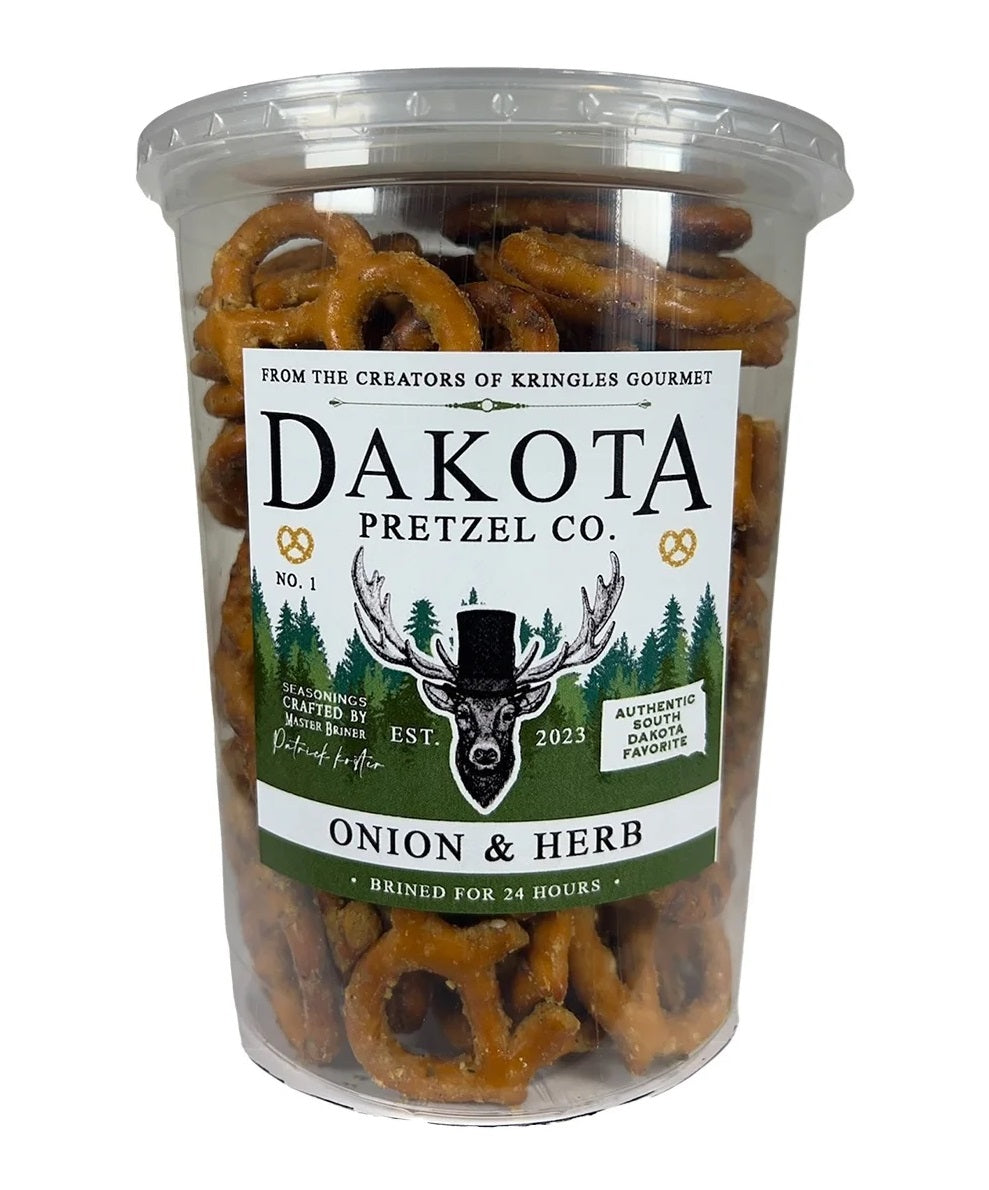 Dakota Pretzel Co Onion & Herb (12 ct Case)