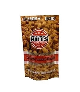 Exceptionally Nuts Cinnamon Roasted Almonds 3.5oz (12 ct Case)