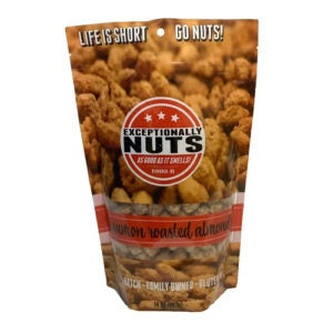 Exceptionally Nuts Cinnamon Roasted Almonds 14oz (12 ct Case)