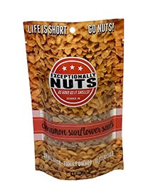 Exceptionally Nuts Cinnamon Roasted Sunflower Seeds 3.5oz (12 ct Case)