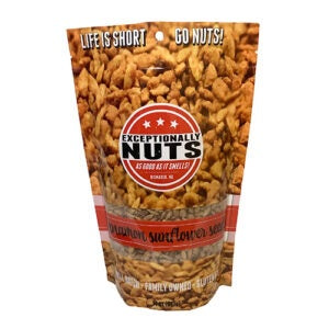 Exceptionally Nuts Cinnamon Roasted Sunflower Seeds 14oz (12 ct Case)